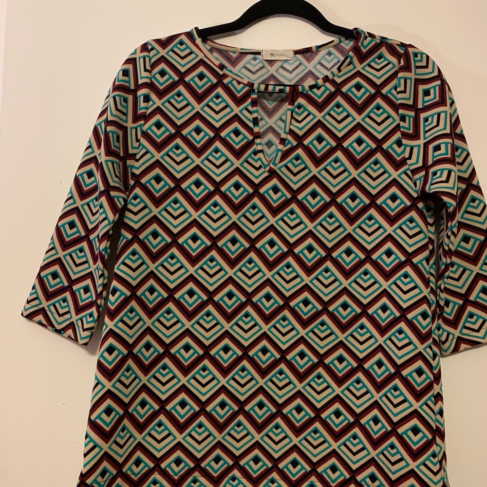 Everly Aztec Top 💚4/$20